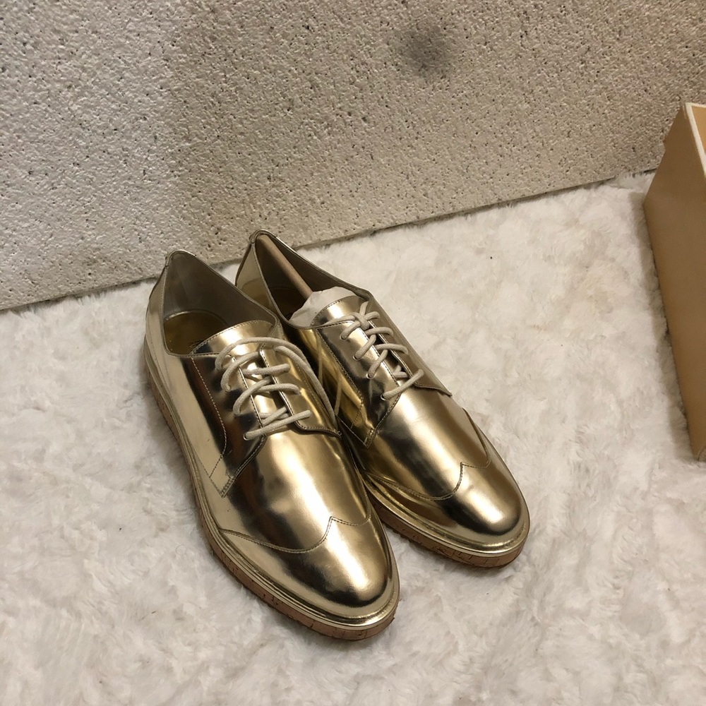 Michael Kors flats metallic shoes